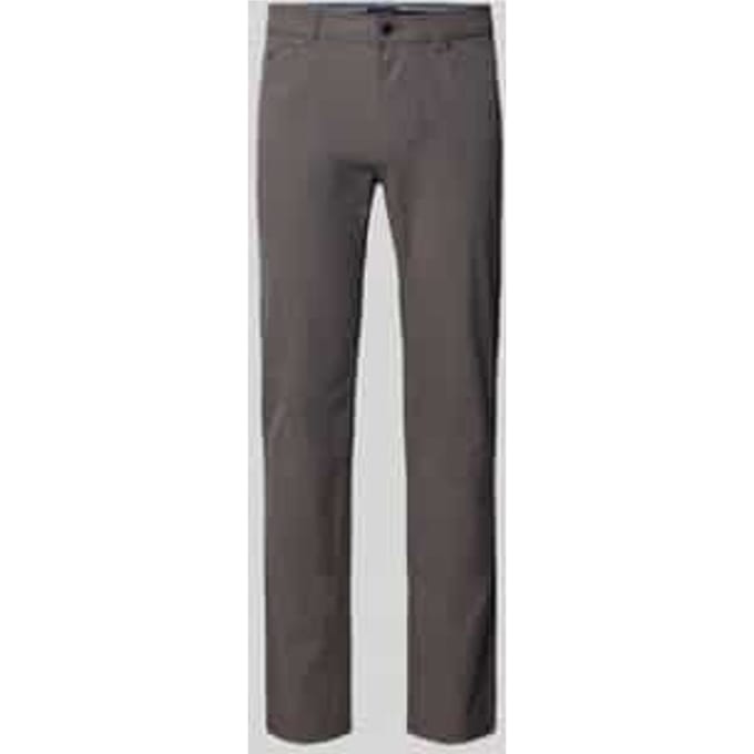 Regular fit stoffen broek met 5-pocketmodel