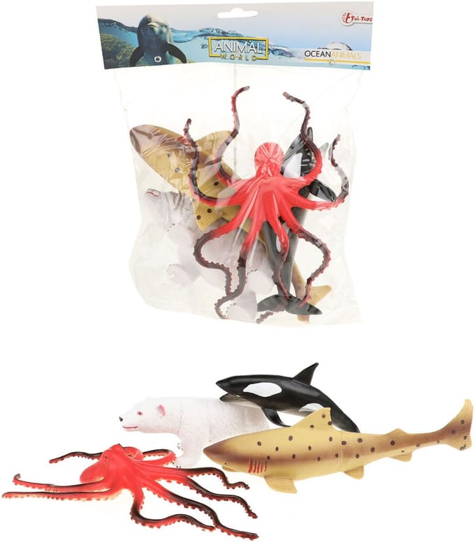Toi-Toys Animal World Sea Creatures Deluxe 5pcs.