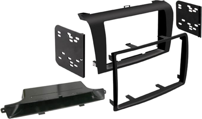 2-DIN Paneel geschikt voor Mazda 3 (BK) 2003-2009 - kleur: Zwart (METRA)