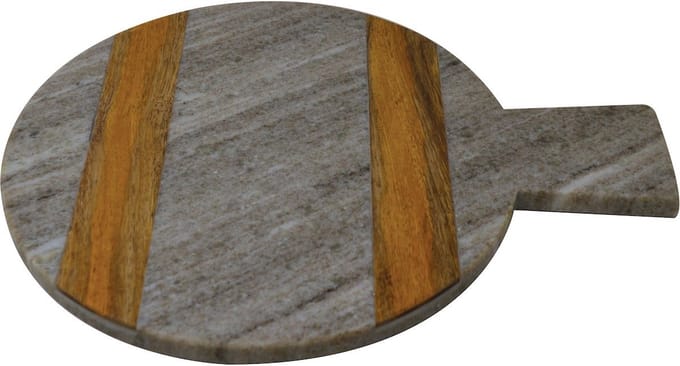 Lolaa Plateau Marble grijs 33cm