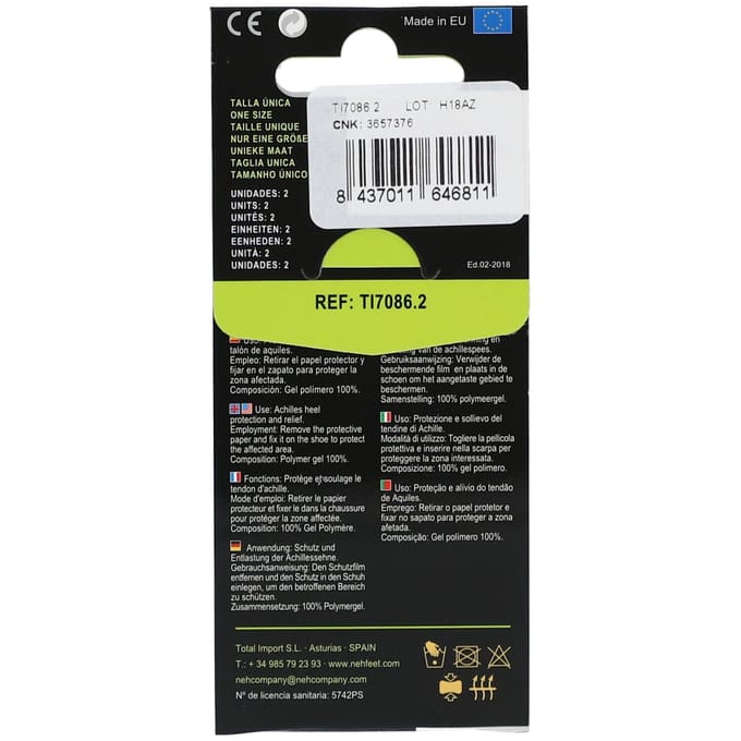 NEH Feet Protection Achilleshiel One Size 1 Pleister