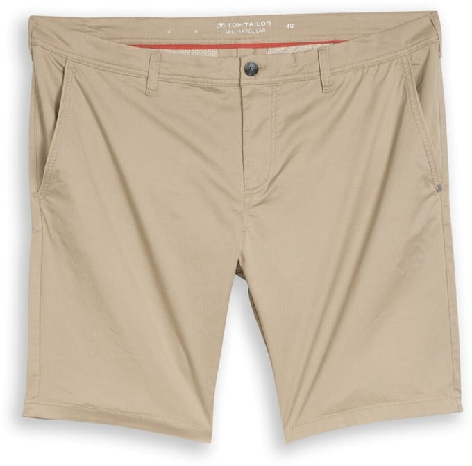 Tom Tailor - Plus Size - Slim chino short - Maat 42 - beige mini geometric print