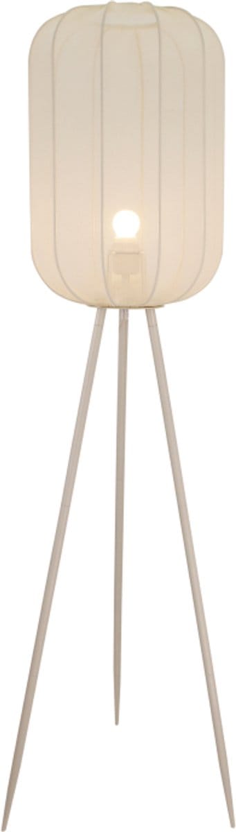 Chericoni Lecce Vloerlamp - 1-lichts - Ø32 cm - Creme - Sisal