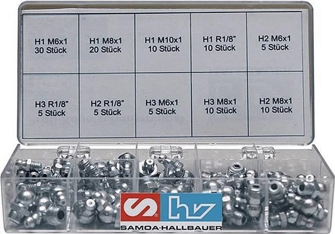 Samoa-Hallbauer smeernippelassortiment 110-delig - 80298