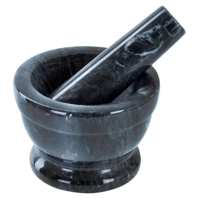 Orion - Granieten Vijzel - 10cm - Ergonomische Handgreep - Vaatwasmachinebestendig