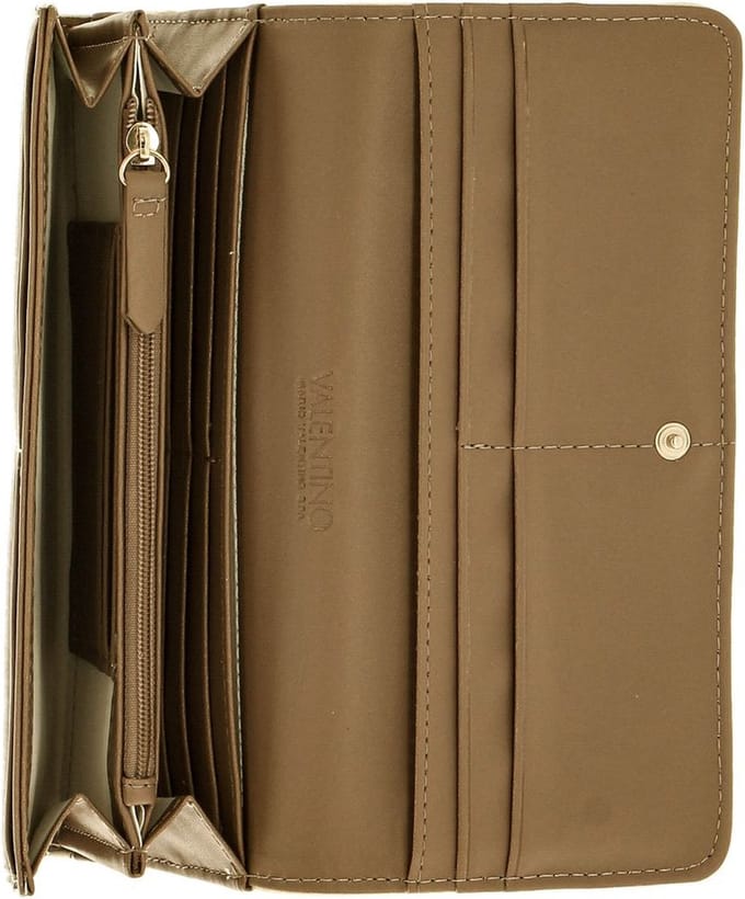 VALENTINO Portemonnee Alexia Wallet With Flap Bianco / Cuoio Wit