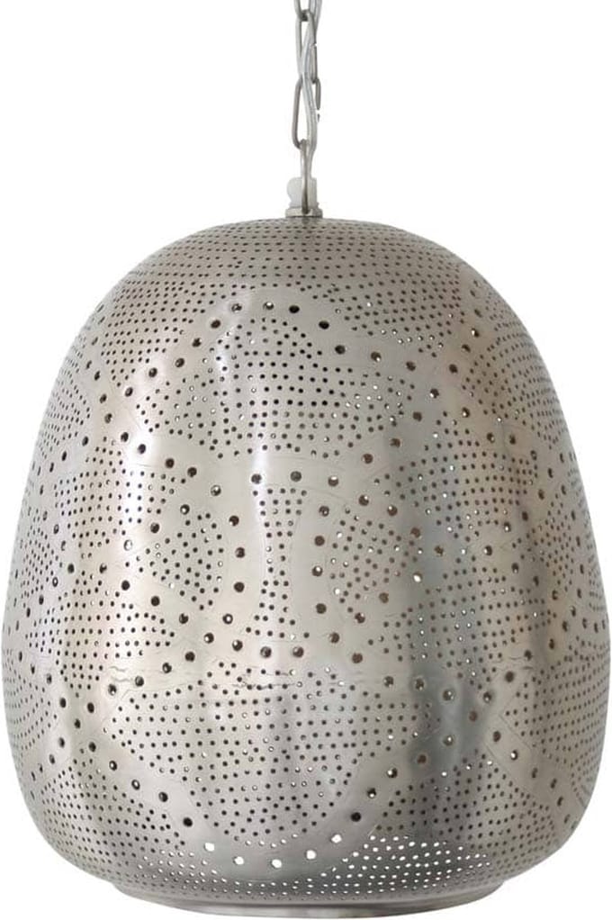 Safaary - Oosterse Hanglamp Nikkel Goud Vira Ø 30 x 40cm