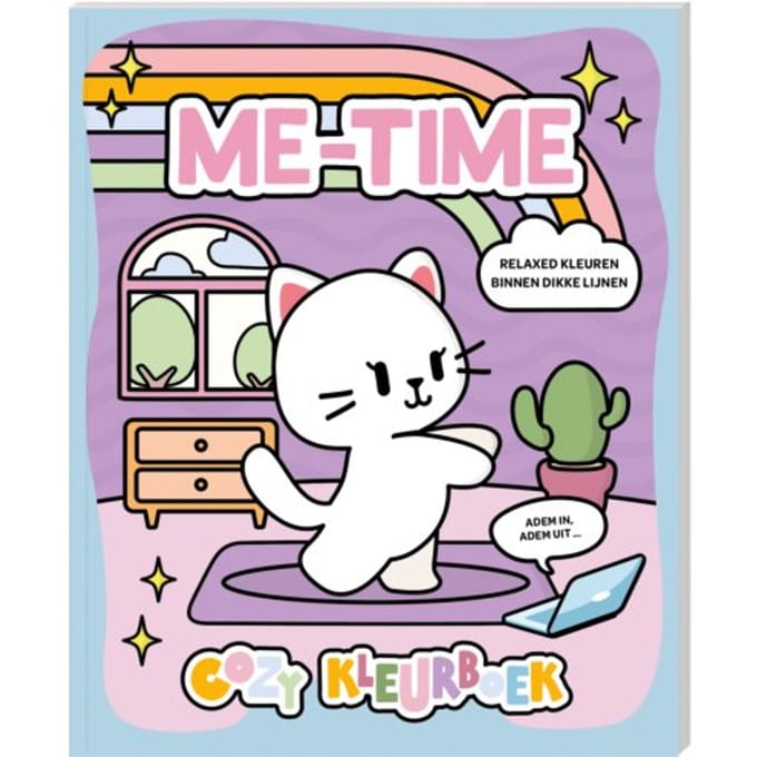 Cozy Kleurboek Voor Volwassenen - Me Time - Interstat