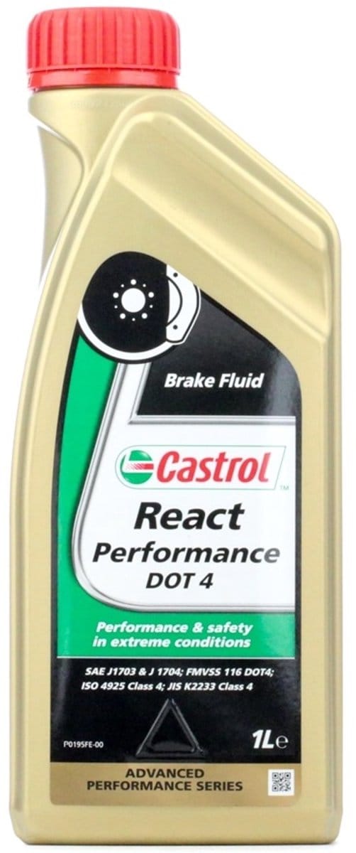 Castrol React Performance DOT4 remvloeistof 1 liter