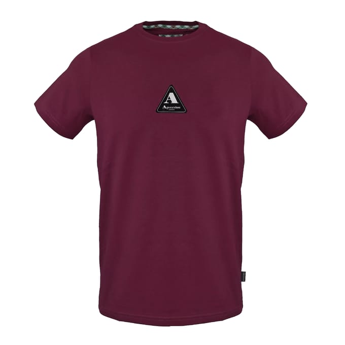 Aquascutum Heren borst Logo T-Shirt (Rood)