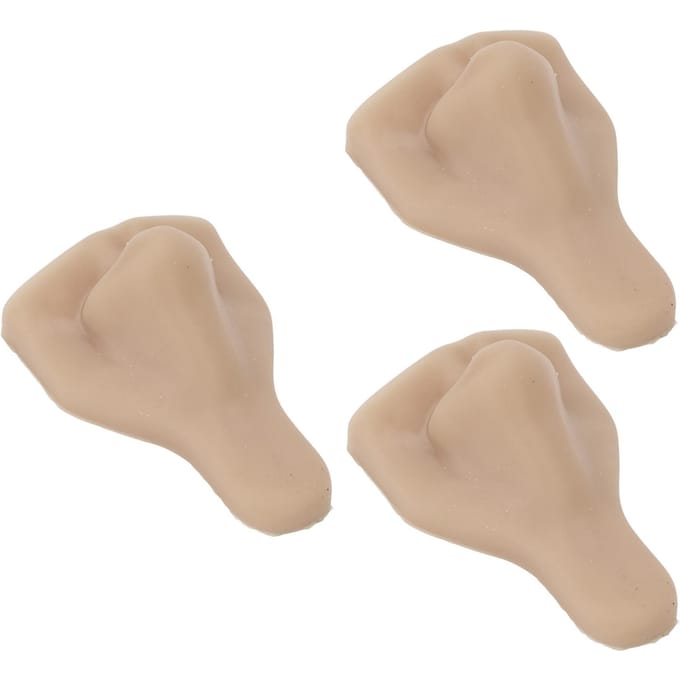 Lot de 3 modèles de nez en silicone souple et réutilisable, simulation 3D pour la pratique