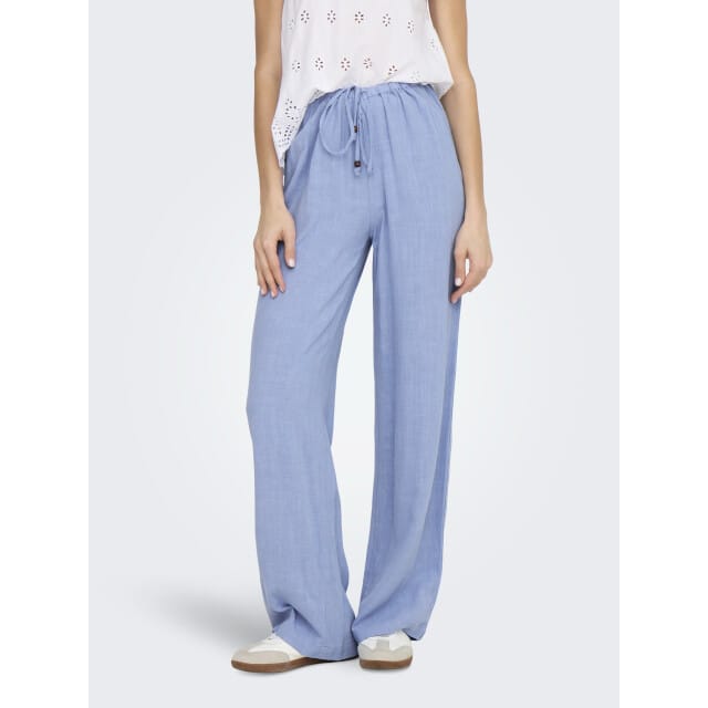 ONLY - ONLSOLVI MW LINEN BL STRING PANT CC PNT - PANT