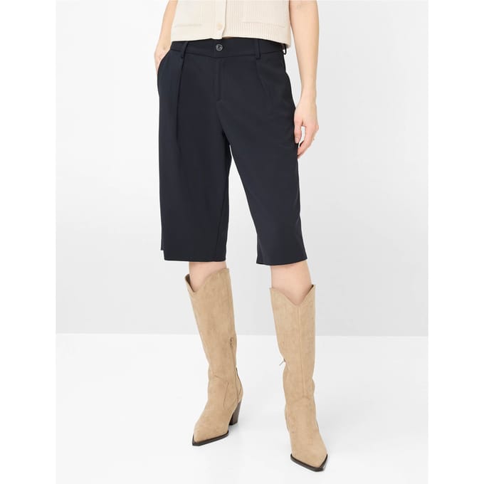Brax Dames Bermuda  Style MILLA B NAVY, donkerblauw, maat 38