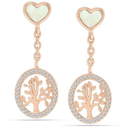 Vrouwen Tree of Life Dangle Oorbellen 925 Sterling Zilver BIPE021