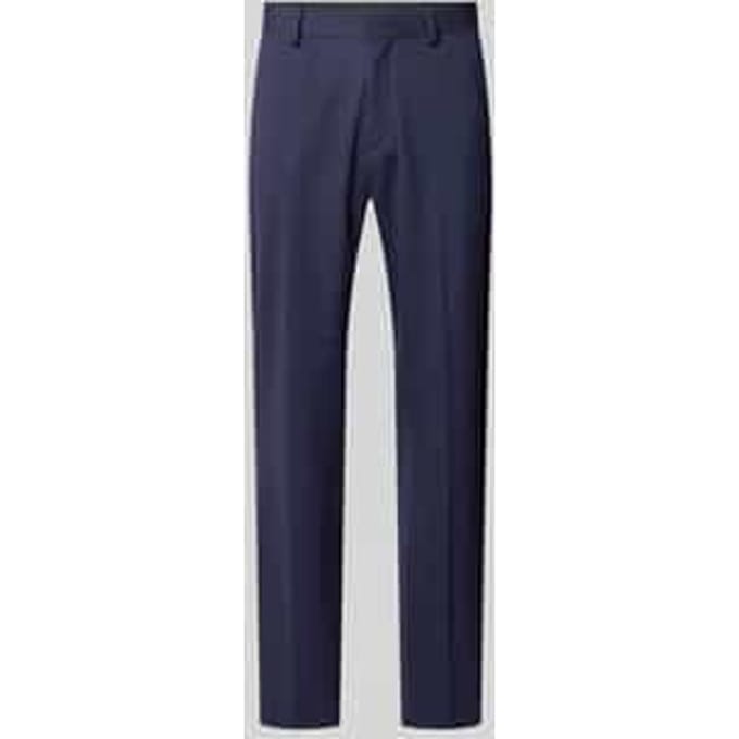 Pantalon van viscosemix met vouw model 'TENSE'