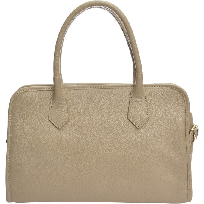 Anna Luchini Beige Rundleer Tas