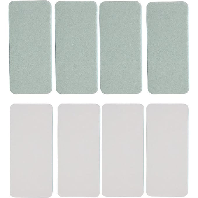 8 stuks dubbelzijdige sieraden polijstblok oppervlak schuurplaat bewerkingsgereedschap white