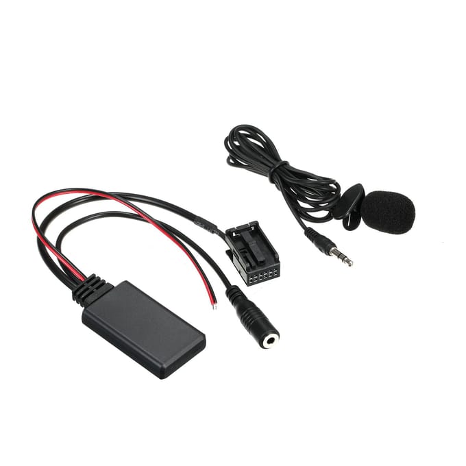 6000 BT 5.0 CD Apparaat Aux Audio Adapter Microfoon Handsfree Kit Vervanging voor Ford 6000CD zwart