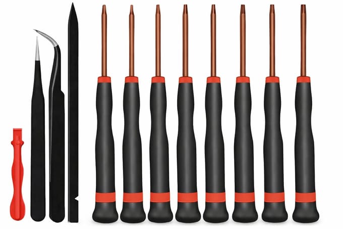 Famanu – 6-delige precisieschroevendraaierset met magnetizer en demagnetizer
