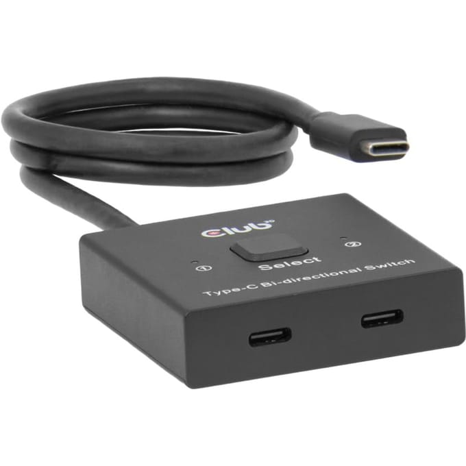 Club 3D CSV-2511 - video switch - bi-directional + data + PD - 2 ports