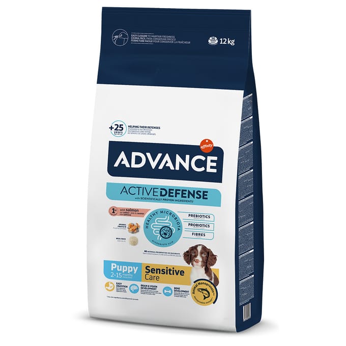 2x12kg Puppy Sensitive Advance hondenvoer
