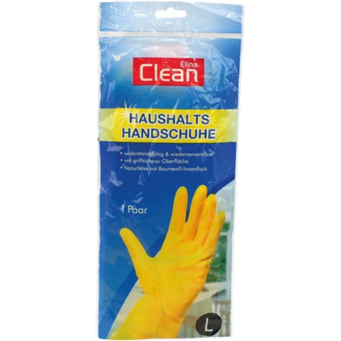 Elina Clean Latex Rubber Handschoenen – Large