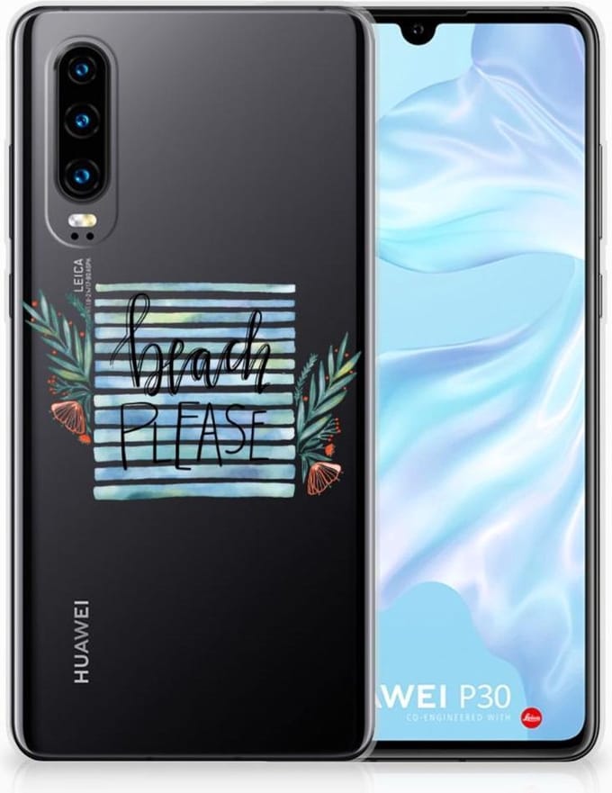 Huawei P30 Telefoonhoesje met Naam Boho Beach