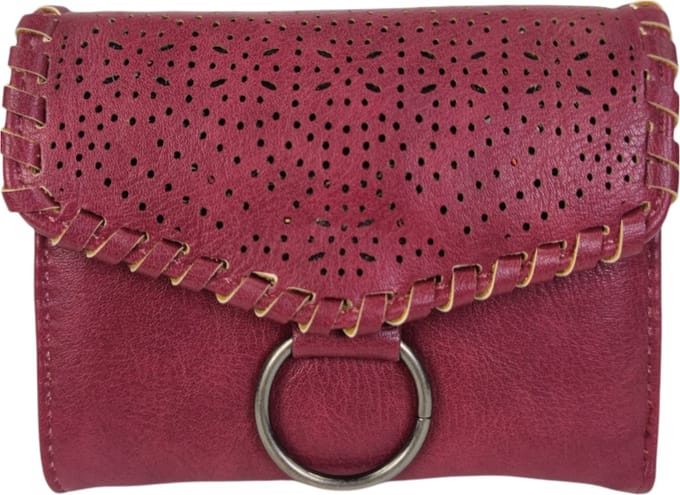 Portemonnee broekzakformaat Mandoline rood