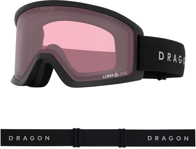 Dragon Alliance DX3 PLUS OTG Skibril - PH Black/Photochromic Light Rose