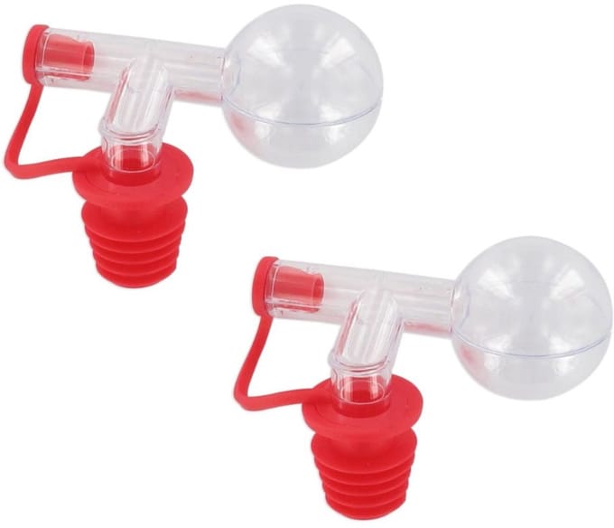 Set van 2 doseerdoppen bol 2,5 cl Fackelmann