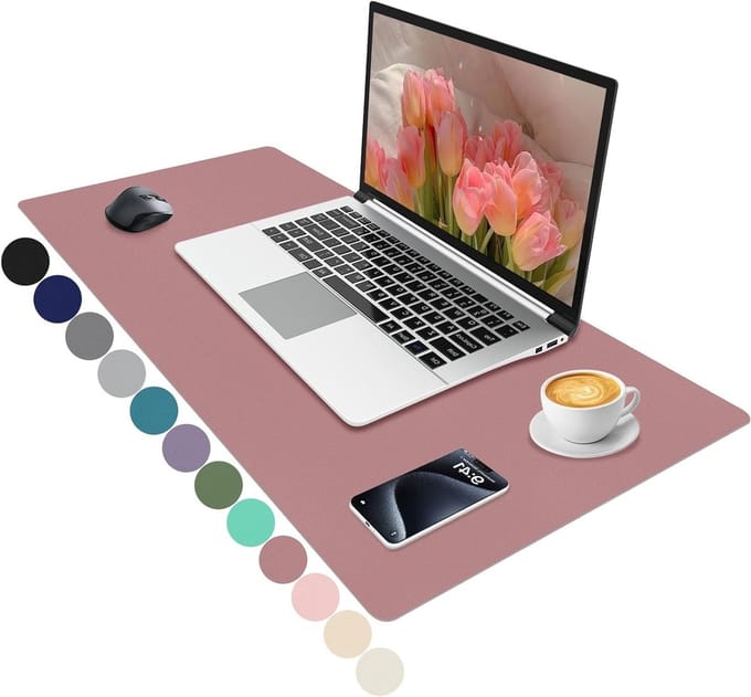 Werkmat 80x40cm - Roze Paars - Ideaal voor Studie, Kantoor en Creatieve Projecten