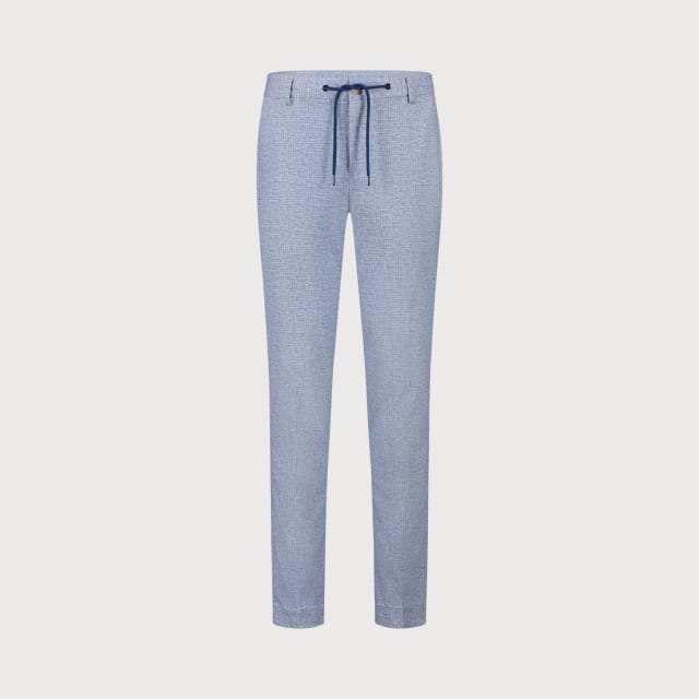 Blue Industry De comfort ruitmotief chino |