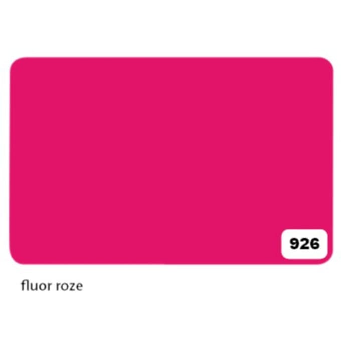 Etalagekarton Folia 1-zijdig 48x68cm 380gr nr926 fluor roze