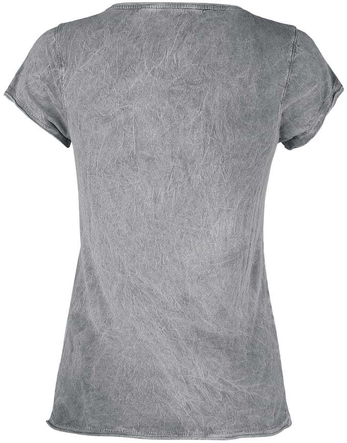 Outer Vision T-shirt - Gerbera Magic Day - S tot 4XL - voor Vrouwen - grijs