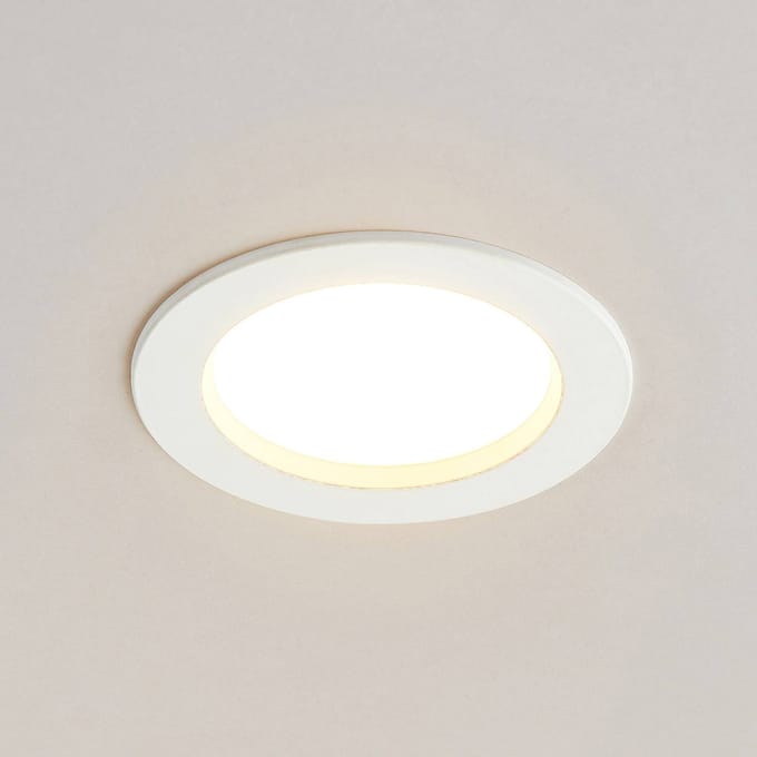 Arcchio LED inbouwlamp Milaine, Ø 10 cm, wit, dimbaar