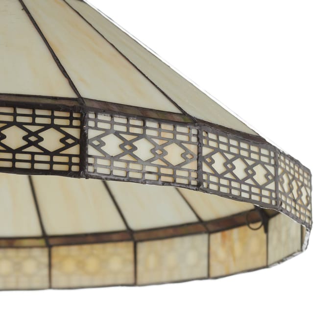 Clayre&Eef Op Tiffany-manier ontworpen vloerlamp Bradley