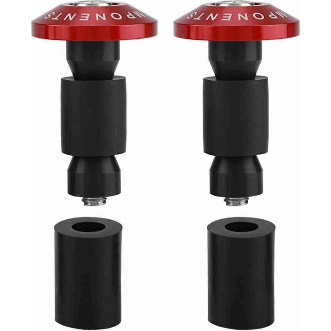 22 mm 78 inch motorfiets stuuruiteinde-schuifdoppen voor race-ATV offroad rood black