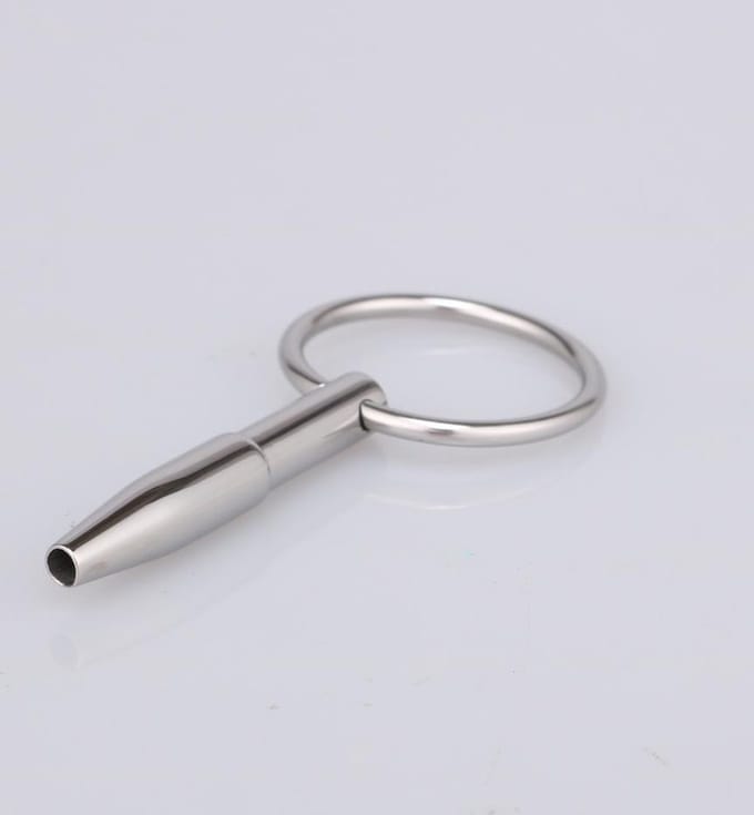 Insertable - Penisplug Chacana - hol - metaal -∅ 5.7 mm tm ∅ 7.6 mm
