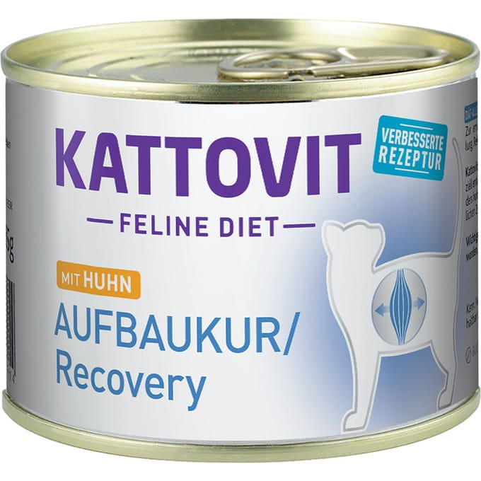 6x185g Opbouwkuur (Energie Plus) Kip Kattovit Kattenvoer