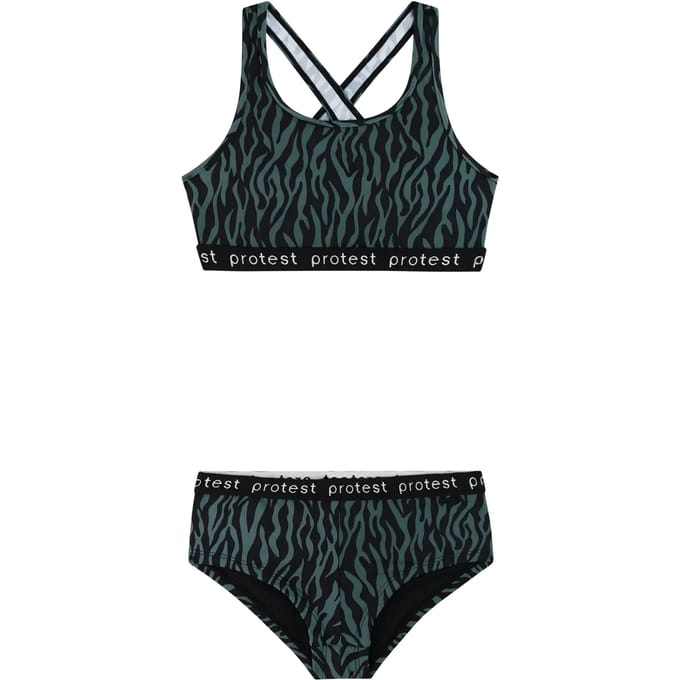 Protest PRTMonicas JR - Bikini set Meisjes - Normale pasvorm - Uitneembare vulling - Rood