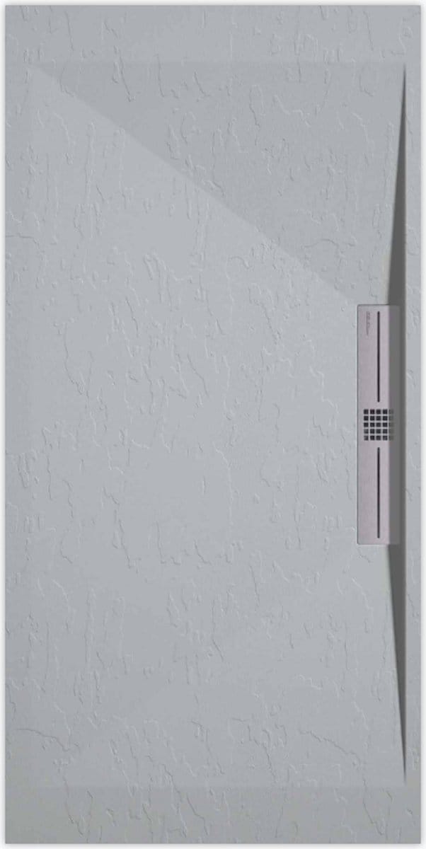 Sanifun douchebak Stone Side Gray 7035 Slate 1400 x 700 S