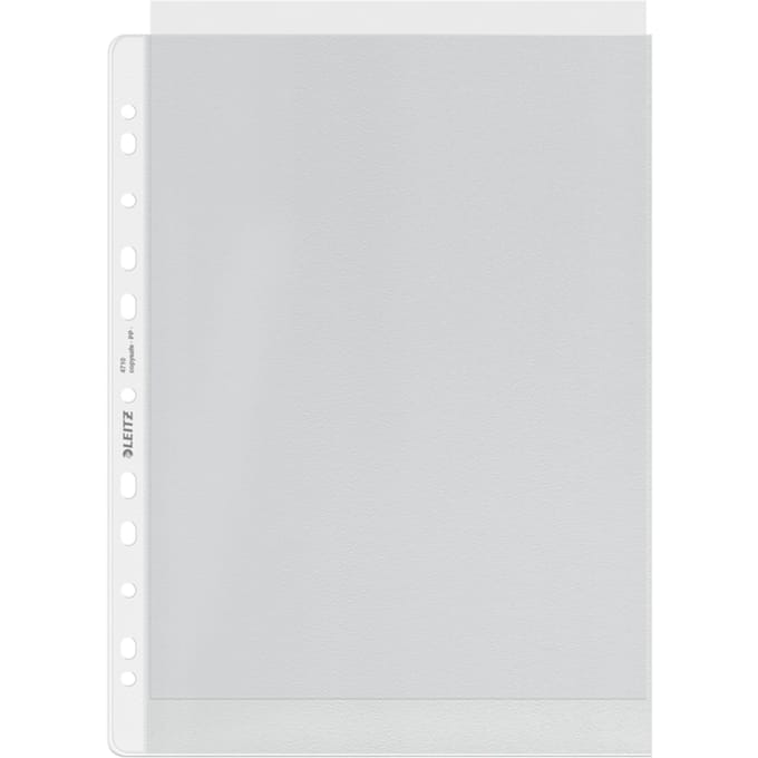 Leitz Premium Kwaliteit Showtas - A4 - 0,13 mm - 11-gaats - 100 stuks - Transparant