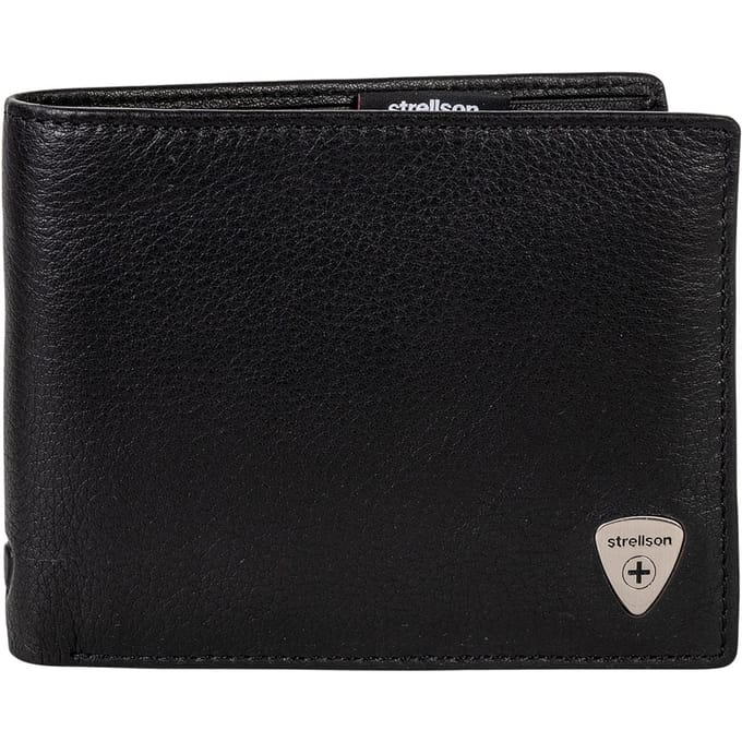 strellson Portemonnee Harrison Adriel Billfold H4 Wallet Black Zwart