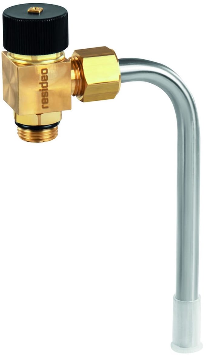 Resideo Monsternameventiel V4250P met handwiel A010P, V4250A010P