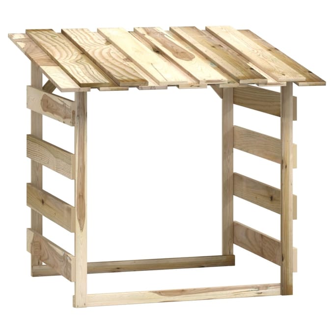 vidaXL - Pergola - met - dak - 100x90x100 - cm - geïmpregneerd - grenenhout