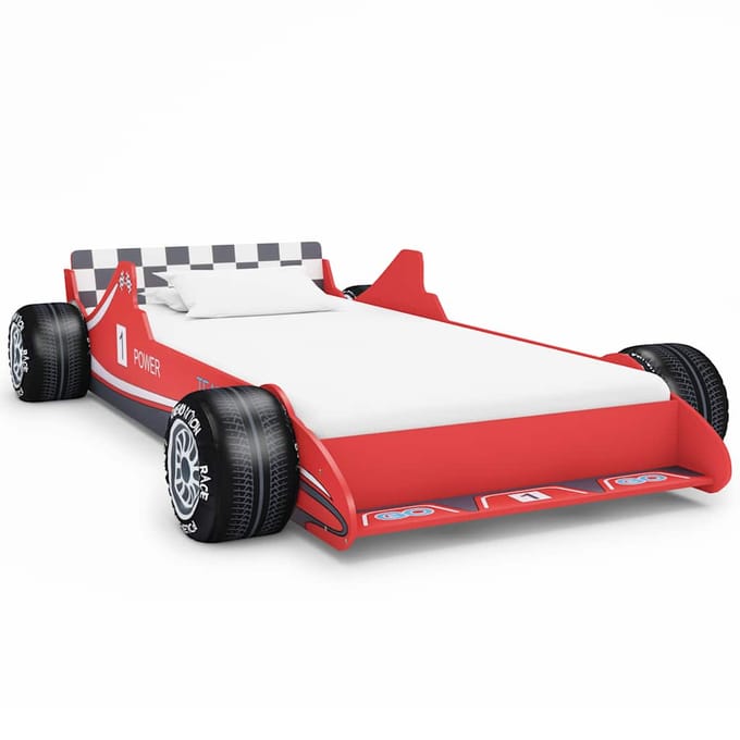 Vidaxl Kinderbed in Vorm van een Auto, 90X200 Cm, Rood