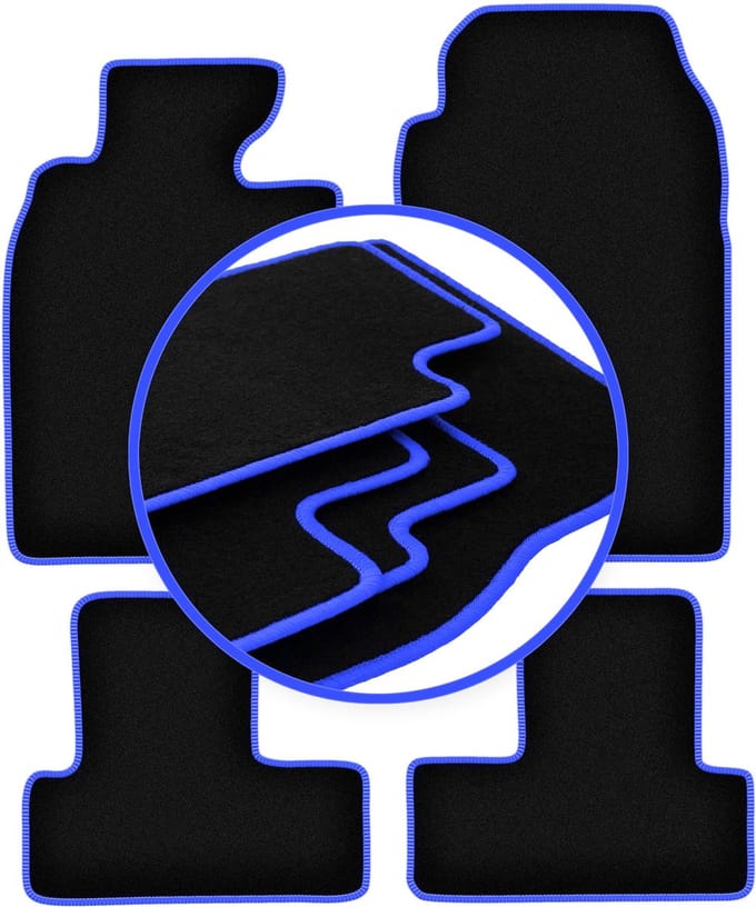 CARLUX-BLUE automatten voor: Mini Cooper R53 hatchback (2001-2006)