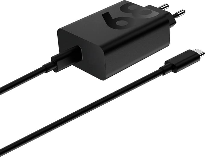 Motorola MOTOROLA SOLUTIONS - Motorola - Netzteil - 68 Watt - PD (24 pin USB-C) USB-oplader 68 W 1x USB-C USB PD 3.0, USB PD Zwart GaN, Snellader