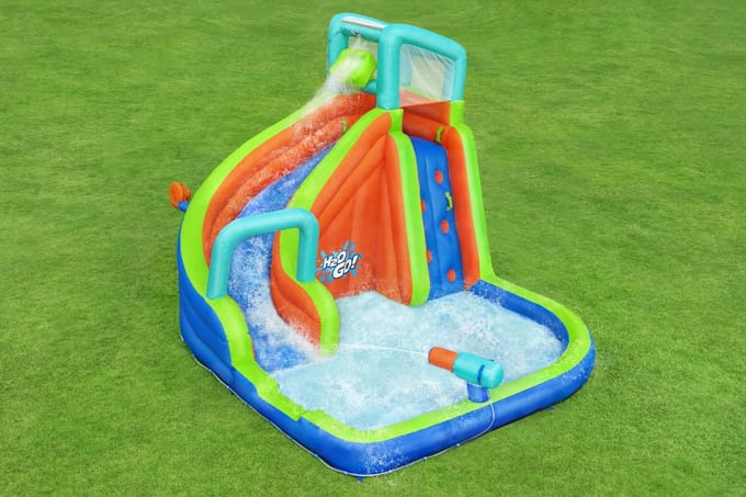 Bestway Waterpretpark Turbo Splash Mega Water Park Zwembaden