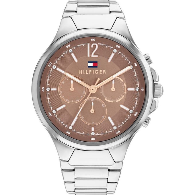 Tommy Hilfiger Sienna Dames Horloge Zilverkleurig 1782596